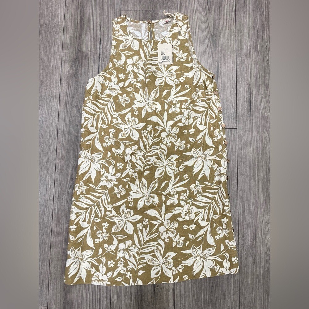 Faherty Carini Dress - Bronze‎ Sky Coast Floral NWT SZ XS